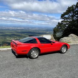 B & B Car Cleaning 2 and Window Tinting - 94 Corvette after getting windows tinted.