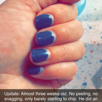 Bliss Nails - Two days shy of three weeks and the gel is still holding strong - Nail Salons Near Me - Tumwater, Washington Bliss Nails - Two days shy of three weeks and the gel is still holding strong - Nail Salons Near Me - Tumwater, Washington