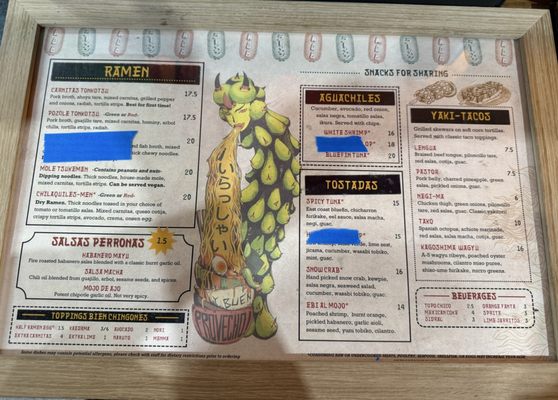 Menu photo 8 Ramen Del Barrio Austin, TX