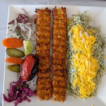 Parisa Persian Grill - Chicken Koobideh Kebob Dinner - Persian/Iranian Near Me - Ridgewood, New Jersey Parisa Persian Grill - Chicken Koobideh Kebob Dinner - Persian/Iranian Near Me - Ridgewood, New Jersey