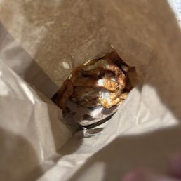 Onion rings in a bag just because it was take out I'm disgusted I usually see it in a container I am really not sure what happened Onion rings in a bag just because it was take out I'm disgusted I usually see it in a container I am really not sure what happened