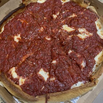 Trilogy Pizza & Wine - Deep dish Chicago Deep Dish Old World Classic Pepperoni Pizza - Pizza Near Me - San Antonio, Texas