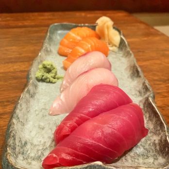 Eiji - Tuna, Yellowtail & Salmon Nigiri! Follow us on instagram @photogenicfoodies - Sushi Bars Near Me - San Francisco, California Eiji - Tuna, Yellowtail & Salmon Nigiri! Follow us on instagram @photogenicfoodies - Sushi Bars Near Me - San Francisco, California