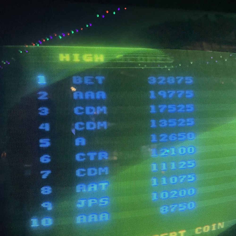 Finally got the high score on Tapper Finally got the high score on Tapper