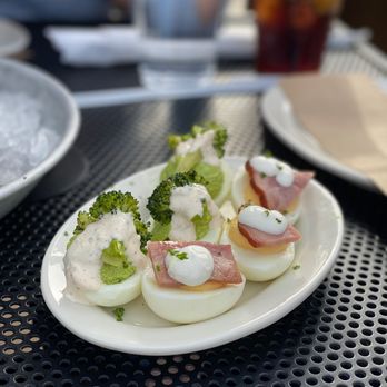 Lagarde American Eatery - Deviled eggs: broccoli and ham (don't recall specific names) - New American Near Me - Chamblee, Georgia