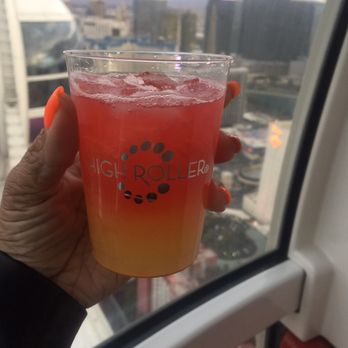 The High Roller - Drink of choice (Rum pineapple & cranberry juice) - Amusement Parks Near Me - Las Vegas, Nevada