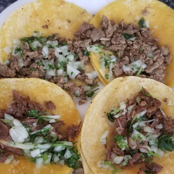 Taqueria Don Pancho - 2 asada, 2 birria tacos - Mexican Near Me - Rosamond, California