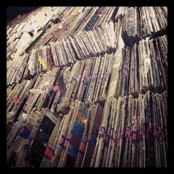 KSPC 88.7 FM - A wee fraction of the vinyl library.