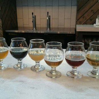 Bow & Arrow Brewing - Two flights of 4 each. - Breweries Near Me - Albuquerque, New Mexico