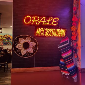 Orale Mexican Restaurant - New logo area inside restaurant. Looks great!! - Mexican Near Me - Hopkinton, Massachusetts Orale Mexican Restaurant - New logo area inside restaurant. Looks great!! - Mexican Near Me - Hopkinton, Massachusetts