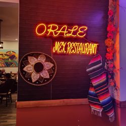 Orale Mexican Restaurant - New logo area inside restaurant. Looks great!!