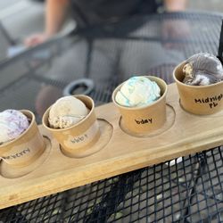 The Hilton Creamery - Ice cream flight