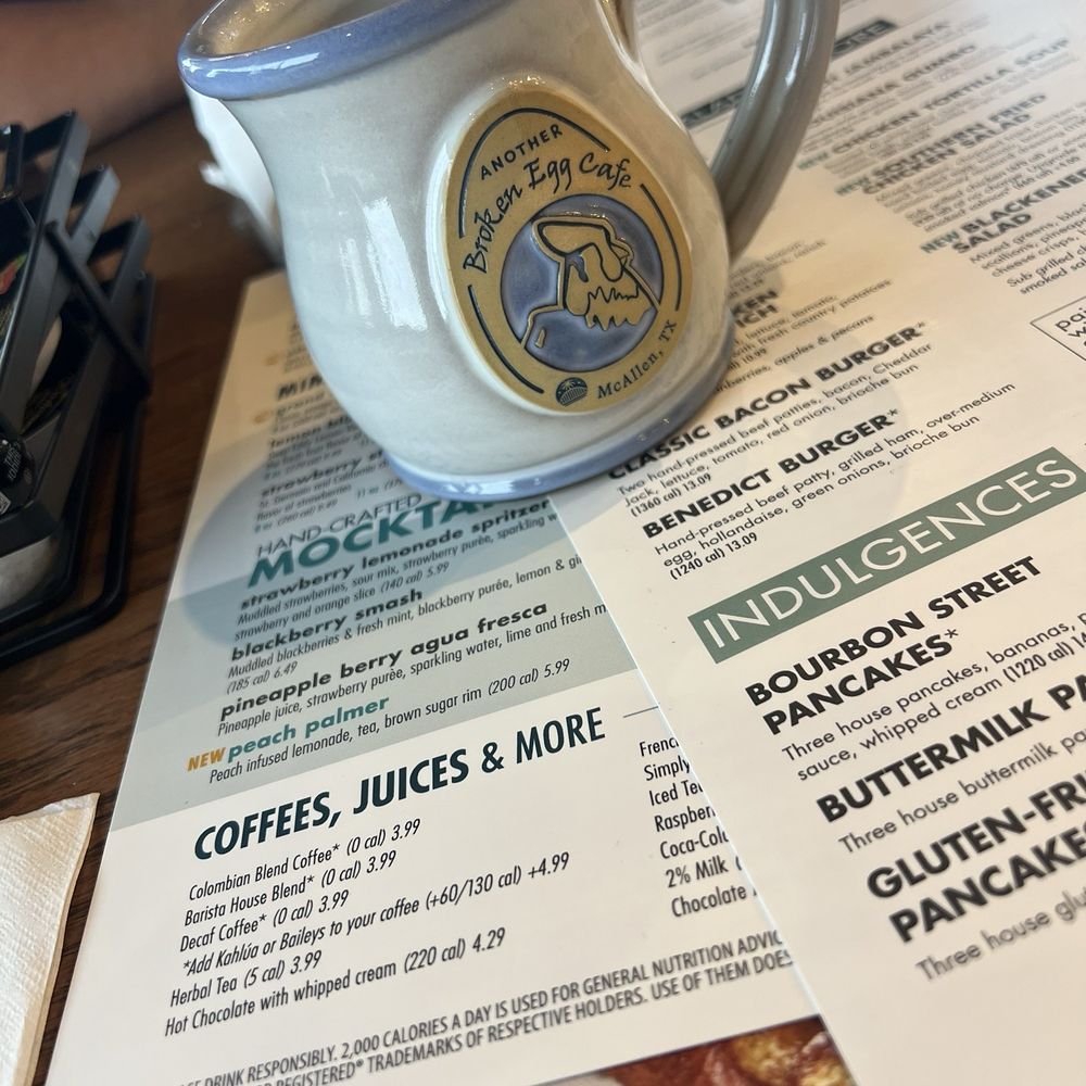 Another Broken Egg Cafe - Cute coffee cup - Breakfast & Brunch Near Me - McAllen, Texas Another Broken Egg Cafe - Cute coffee cup - Breakfast & Brunch Near Me - McAllen, Texas