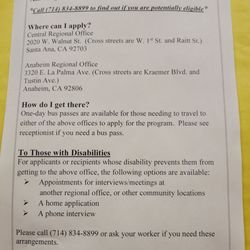 County of Orange Social Services Agency - G.r. eligibility