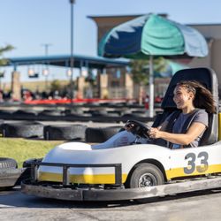 Boondocks Food and Fun - Lapping up the excitement with friends on the raceway!