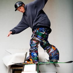Pro snowboarders train here!