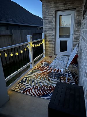 Custom Handrail Installation - This handrail was a great addition to this homeowners patio! what made it even better was the message I received from her after I had completed it and she was able to add her finishing touches!! Custom Handrail Installation - This handrail was a great addition to this homeowners patio! what made it even better was the message I received from her after I had completed it and she was able to add her finishing touches!!