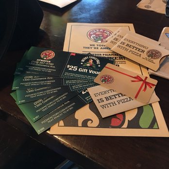 Pizza Factory - Dale's playing Santa Claus Today. PIZZA FACTORY ATWATER TODAY ONLY:BUY $25 GIFT CARD & GET ONE $25 GIFT CARD FREEso we got PIZZA CARDS! - Pizza Near Me - Atwater, California Pizza Factory - Dale's playing Santa Claus Today. PIZZA FACTORY ATWATER TODAY ONLY:BUY $25 GIFT CARD & GET ONE $25 GIFT CARD FREEso we got PIZZA CARDS! - Pizza Near Me - Atwater, California