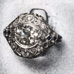 Custom design engagement ring