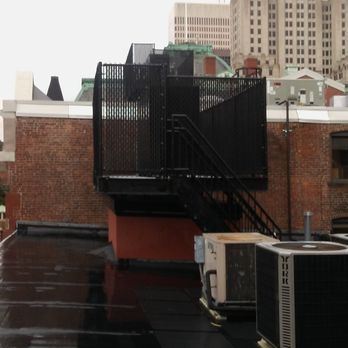 Reilly Fence - Air Conditioner Enclosure On Roof Top Downtown Provvidence - Fences & Gates Near Me - Cranston, Rhode Island Reilly Fence - Air Conditioner Enclosure On Roof Top Downtown Provvidence - Fences & Gates Near Me - Cranston, Rhode Island