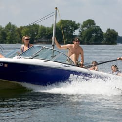 Beber Camp - Teaching campers how to waterskii. (Marc Altman www.marcaltman.com)