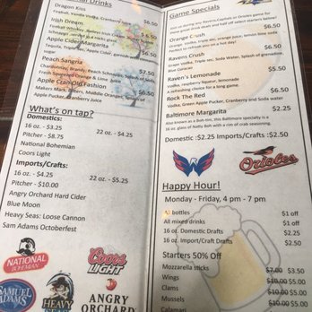 Crabtowne - Drink Menu - Seafood Near Me - Glen Burnie, Maryland Crabtowne - Drink Menu - Seafood Near Me - Glen Burnie, Maryland