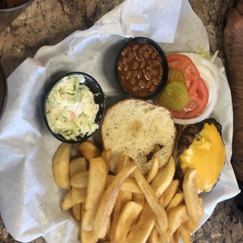The Nite Owl Restaurant - Cheese burger on fry bread. - American Near Me - Columbia Falls, Montana