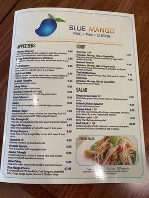 Menu photo 5 Blue Mango Derry, NH
