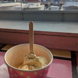 Pecan praline was very good.