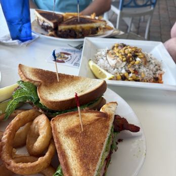 Nauti Dawg - BLT, Mahi over rice, brisket grilled cheese - Seafood Near Me - Lighthouse Point, Florida Nauti Dawg - BLT, Mahi over rice, brisket grilled cheese - Seafood Near Me - Lighthouse Point, Florida