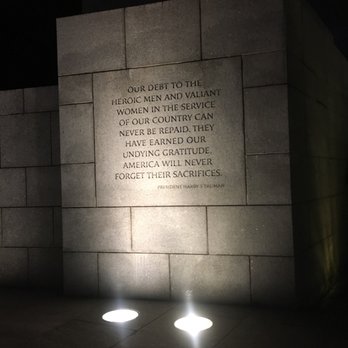 World War II Memorial - Quote by Harry S. Truman. - Landmarks & Historical Buildings Near Me - Washington, DC, District of Columbia World War II Memorial - Quote by Harry S. Truman. - Landmarks & Historical Buildings Near Me - Washington, DC, District of Columbia