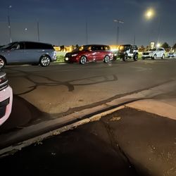 Manning's Steaks and Spirits - People forced to park on the service road in front of business