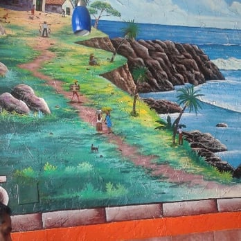 La Ceiba Restaurant - the drawing on the wall. - Mexican Near Me - Long Beach, California La Ceiba Restaurant - the drawing on the wall. - Mexican Near Me - Long Beach, California