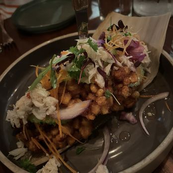 Sun and Moon - Corn Crab Cake - Thai Near Me - San Francisco, California Sun and Moon - Corn Crab Cake - Thai Near Me - San Francisco, California
