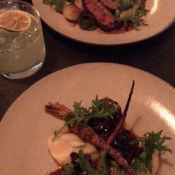 Restaurant Progress - The scallops and the steak plate - Bars Near Me - Phoenix, Arizona