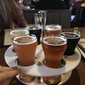 Mountain Town Station - Beer flight. Looks good. Tastes terrible. - Steakhouses Near Me - Mount Pleasant, Michigan Mountain Town Station - Beer flight. Looks good. Tastes terrible. - Steakhouses Near Me - Mount Pleasant, Michigan