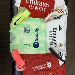 Soccer & Sports - OFFICIAL REPLICA JERSEYS. CALL TO SEE IF WE HAVE YOUR TEAM AND SIZE.