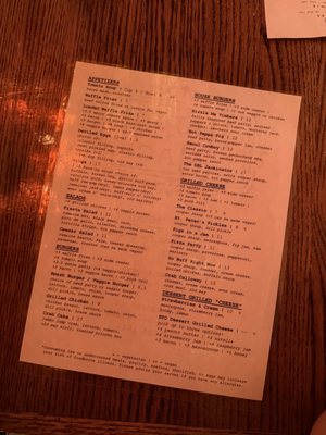 Menu photo 1 The HappyJack Tavern Baltimore, MD Menu photo 1 The HappyJack Tavern Baltimore, MD