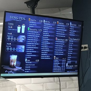 Ding Tea - Drink menu - Bubble Tea Near Me - San Diego, California