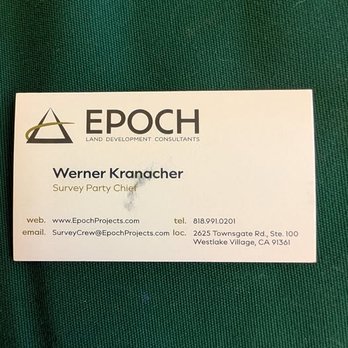 EPOCH Projects - Land Surveying Near Me - Westlake Village, California EPOCH Projects - Land Surveying Near Me - Westlake Village, California