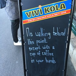 Vicafé Bellevue - Spruch des Tages