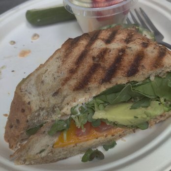 yum! Kitchen and Bakery - Half of the veggie sando with fruit subbed for chips! - Bakeries Near Me - Minnetonka, Minnesota yum! Kitchen and Bakery - Half of the veggie sando with fruit subbed for chips! - Bakeries Near Me - Minnetonka, Minnesota