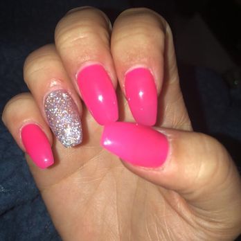 TLC Nails - Acrylic full set with color changing gel polish, and coffin shape. $50 well spent - Nail Salons Near Me - Wilmington, North Carolina TLC Nails - Acrylic full set with color changing gel polish, and coffin shape. $50 well spent - Nail Salons Near Me - Wilmington, North Carolina