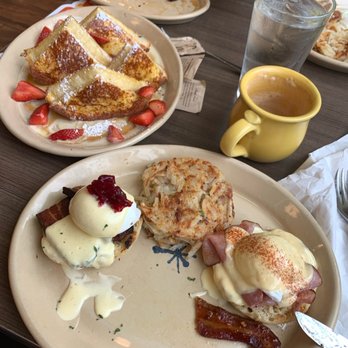 Snooze, an A.M. Eatery - Duo Eggs Benedict and OMG French toast. - Breakfast & Brunch Near Me - Austin, Texas Snooze, an A.M. Eatery - Duo Eggs Benedict and OMG French toast. - Breakfast & Brunch Near Me - Austin, Texas