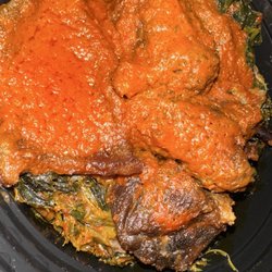 Nigeria Breeze Restaurant - Efo Riro Stew with beef