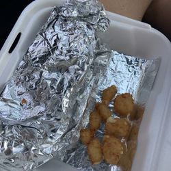 Cook Out - Cookout tray: double quesadilla with double side of cheese bites
