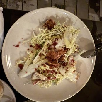 Scales - endive and stilton salad - Seafood Near Me - Portland, Maine Scales - endive and stilton salad - Seafood Near Me - Portland, Maine