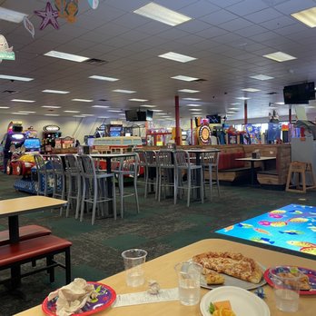 Chuck E. Cheese - Aside from our messy table, very clean place. - Arcades Near Me - Pinole, California Chuck E. Cheese - Aside from our messy table, very clean place. - Arcades Near Me - Pinole, California