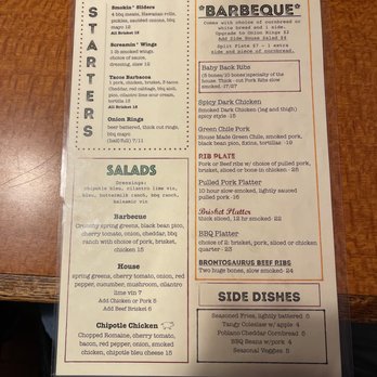 Bobby D's BBQ - Menu - Barbeque Near Me - Jerome, Arizona