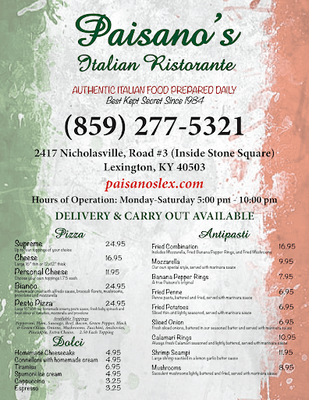 Paisano's Italian Restaurant & Lounge by null